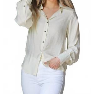 NEW WITHBLACK cadiz button down shirt in yellow